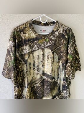 Jordan Brooklyn Realtree Camo Camouflage AOP T Shirt Sail HQ9020-133 $45 - Large